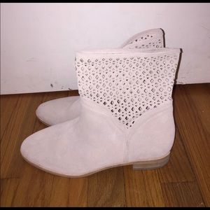Michael kors light beige ankle boots